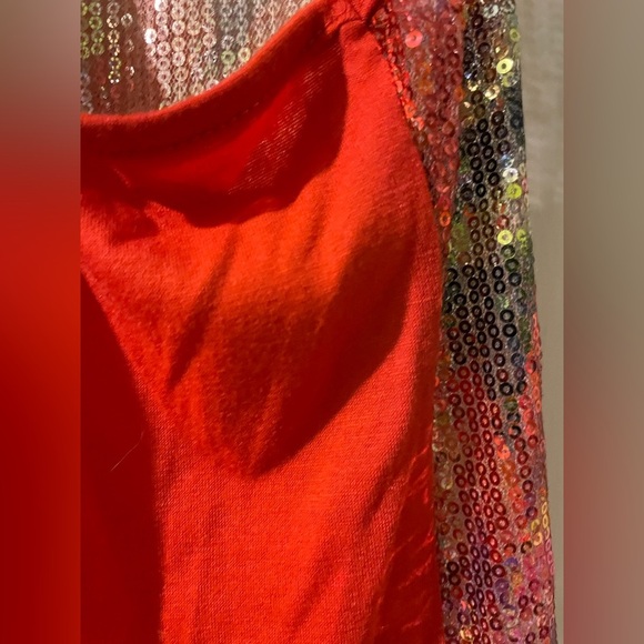 Almost Famous sequin bling tank top-small NWT - Picture 5 of 7